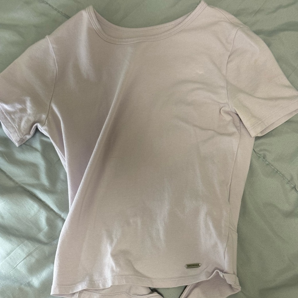 Cropped open back tshirt